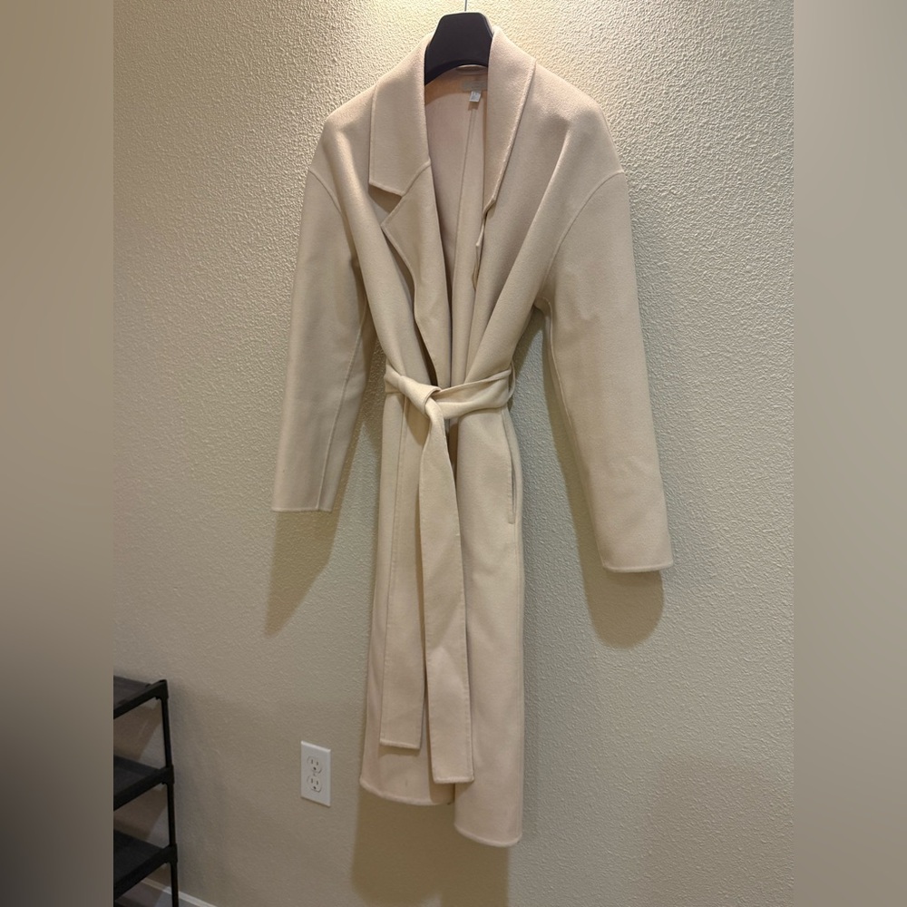 COS Ivory Wool Coat